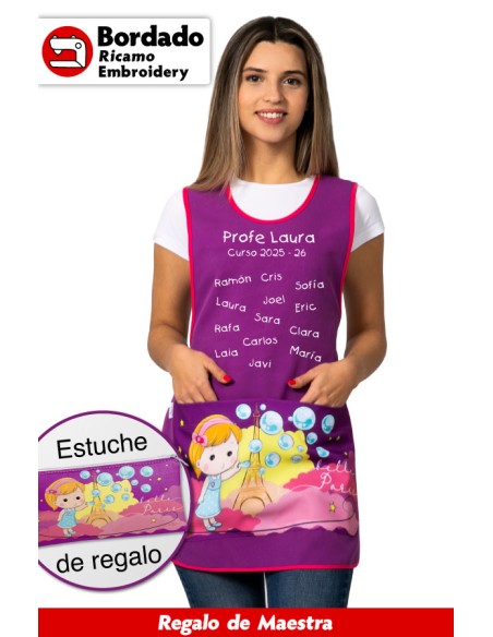 ESTOLA BASIC POMPAS BORDADO