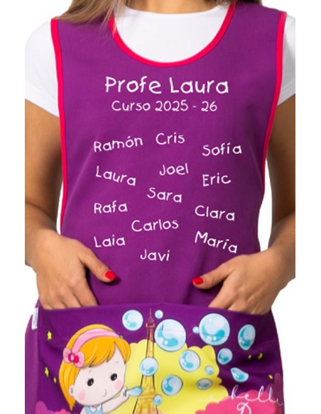 ESTOLA BASIC POMPAS BORDADO