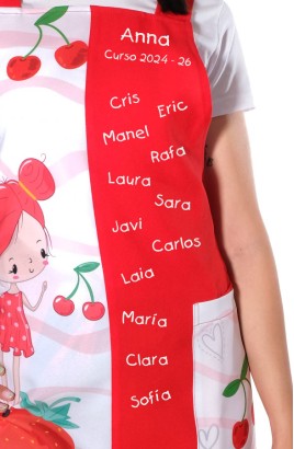 ESTOLA MAESTRA NIÑA FRUTAS BORDADO 2