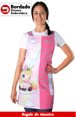 ESTOLA MAESTRA UNICORNIO BORDADO