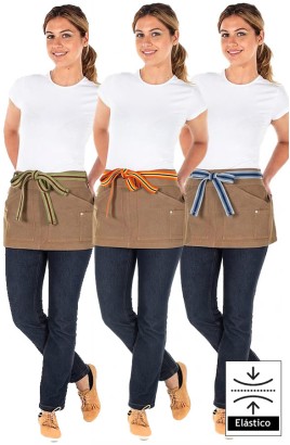 DELANTAL CORTO TIRA COMBINABLE SAHARA