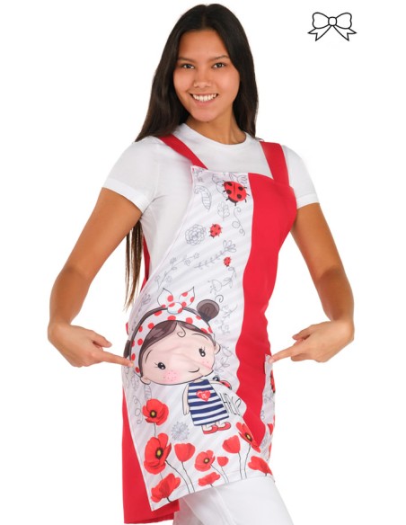 ESTOLA MAESTRA NIÑA AMAPOLA
