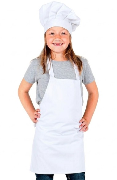 DELANTAL BLANCO CHEF INFANTIL
