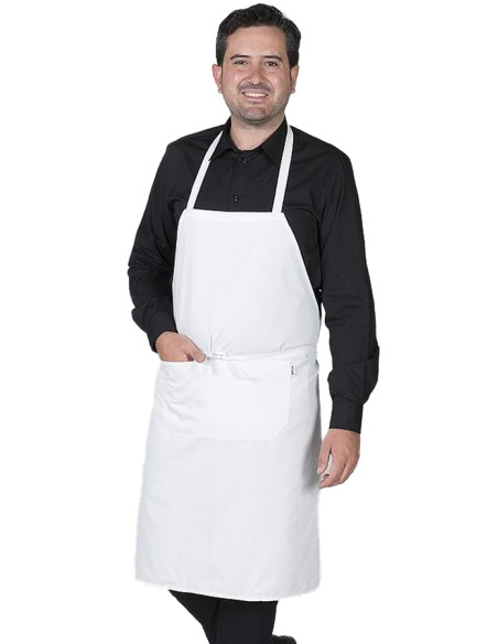 DELANTAL PETO CON BOLSILLO SARGA
