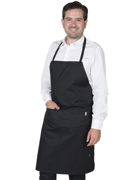DELANTAL PETO CON BOLSILLO SARGA