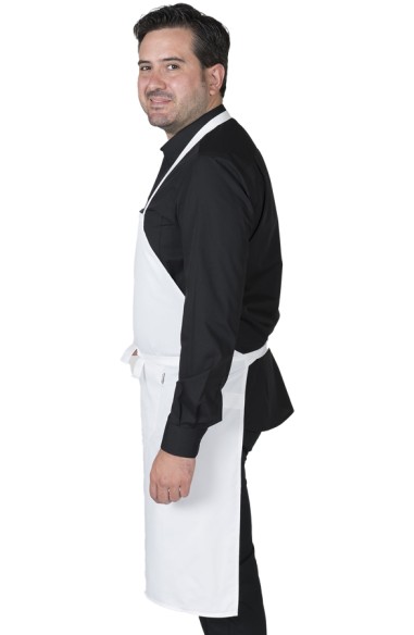 DELANTAL PETO CON BOLSILLO SARGA