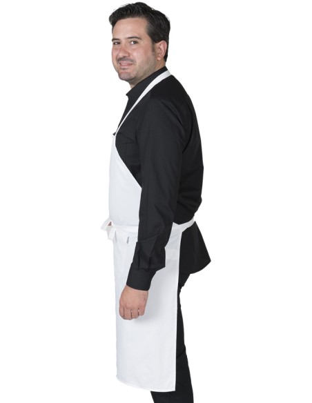 DELANTAL PETO CON BOLSILLO SARGA