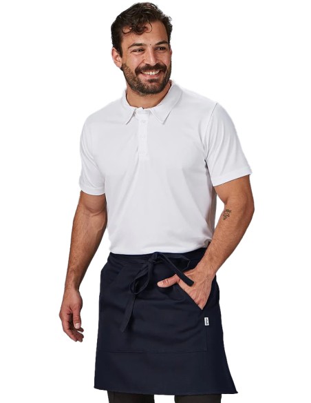 GREMBIULE CORTO COLORI TWILL POLIÉSTER
