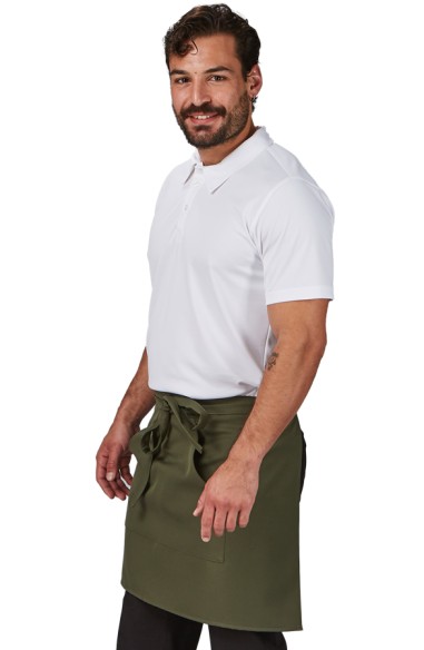 GREMBIULE CORTO COLORI TWILL POLIÉSTER