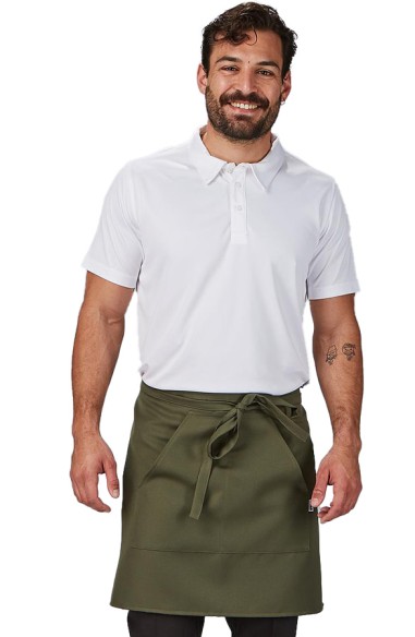 GREMBIULE CORTO COLORI TWILL POLIÉSTER