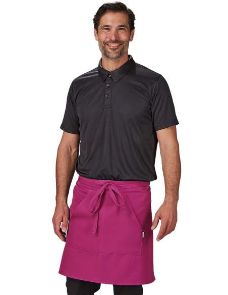 GREMBIULE CORTO COLORI TWILL POLIÉSTER