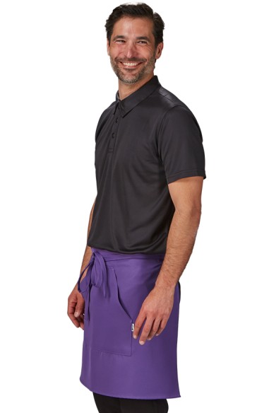 GREMBIULE CORTO COLORI TWILL POLIÉSTER