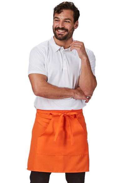 GREMBIULE CORTO COLORI TWILL POLIÉSTER