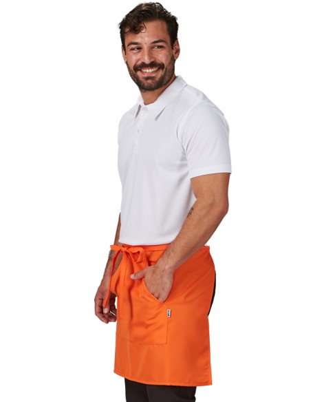 GREMBIULE CORTO COLORI TWILL POLIÉSTER