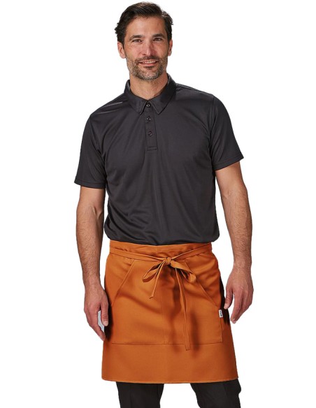GREMBIULE CORTO COLORI TWILL POLIÉSTER