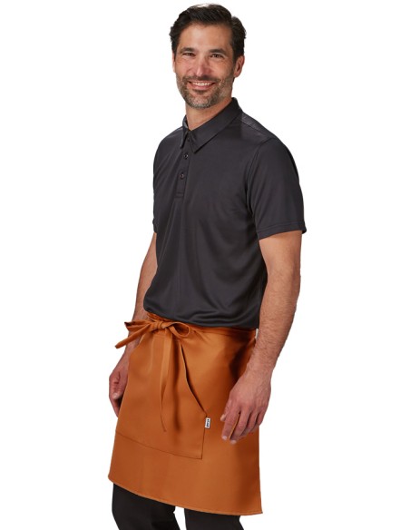 GREMBIULE CORTO COLORI TWILL POLIÉSTER