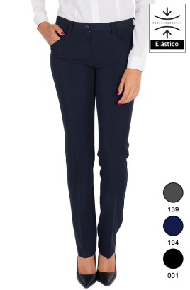 PANTALON MUJER CON BOLSILLOS TECNO