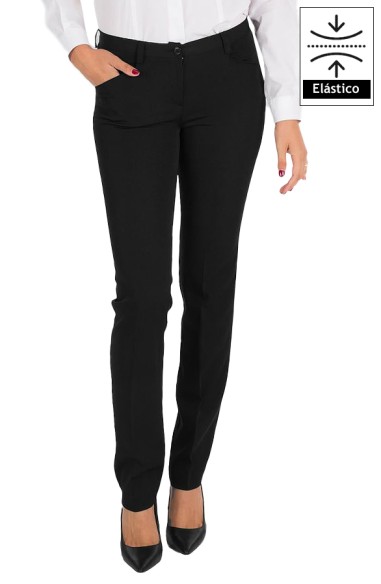 PANTALON MUJER CON BOLSILLOS TECNO