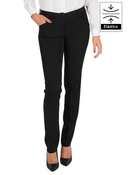 PANTALON MUJER CON BOLSILLOS TECNO