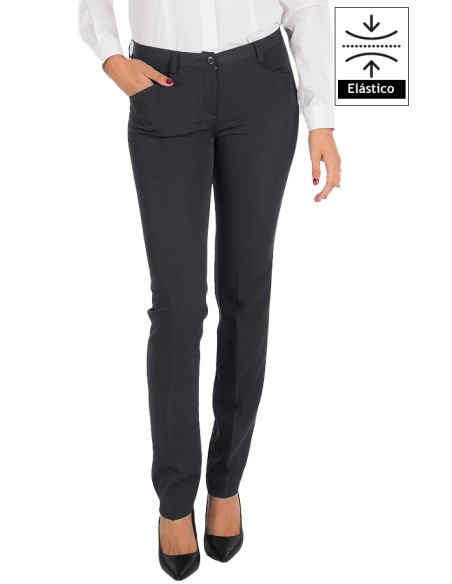 PANTALON MUJER CON BOLSILLOS TECNO