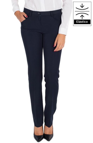 PANTALON MUJER CON BOLSILLOS TECNO