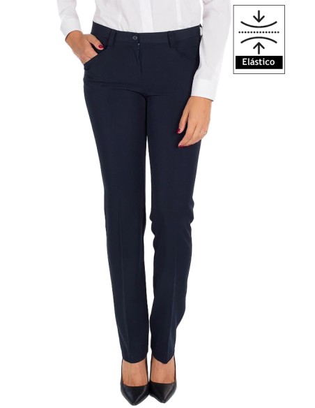 PANTALON MUJER CON BOLSILLOS TECNO