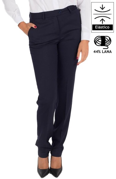 PANTALON MUJER CON BOLSILLOS CONFORT