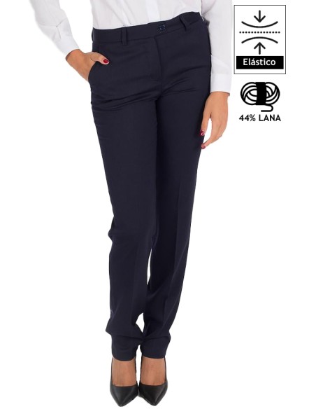 PANTALON MUJER CON BOLSILLOS CONFORT