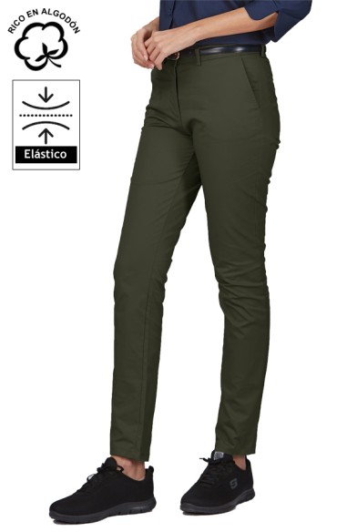 PANTALON MUJER CHINO COLD