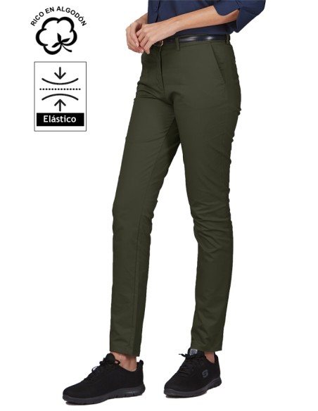 PANTALON MUJER CHINO COLD