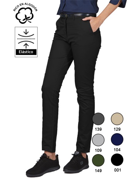 PANTALON MUJER CHINO COLD