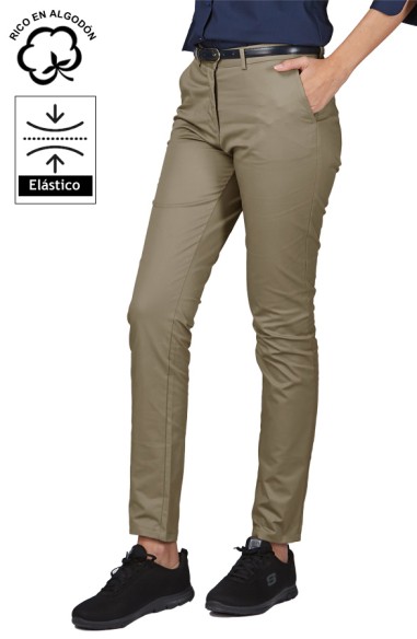 PANTALON MUJER CHINO COLD