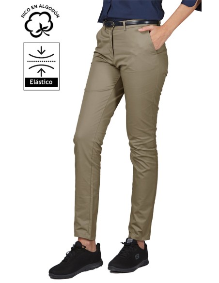 PANTALON MUJER CHINO COLD