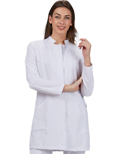 BATA BLANCA M/L MUJER LEA