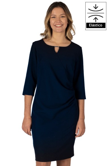 VESTIDO DRAPEADO TRIVIAL