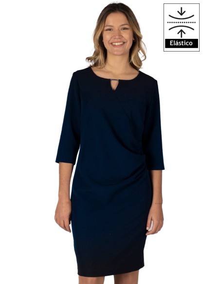 VESTIDO DRAPEADO TRIVIAL