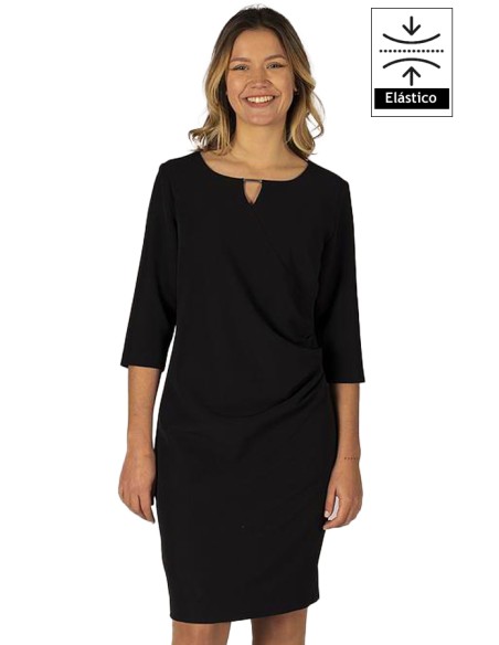 VESTIDO DRAPEADO TRIVIAL