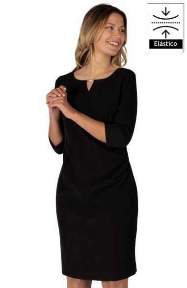 VESTIDO DRAPEADO TRIVIAL