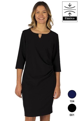 VESTIDO DRAPEADO TRIVIAL