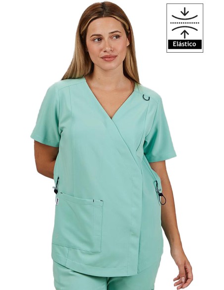 BLUSA MUJER FRUNCIDO ESPALDA M/C ELIRA