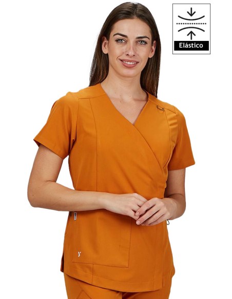 CAMICE SCHIENNA ARRICCIATA M/C DONNA ELIRA