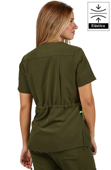 BLUSA MUJER FRUNCIDO ESPALDA M/C ELIRA