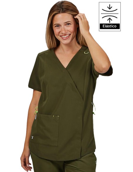 BLUSA MUJER FRUNCIDO ESPALDA M/C ELIRA