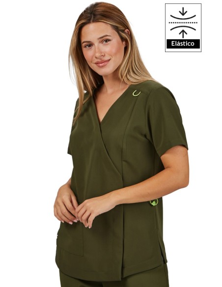 CAMICE SCHIENNA ARRICCIATA M/C DONNA ELIRA