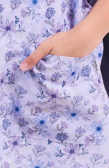 ESTOLA MAESTRA FLORES LILAS
