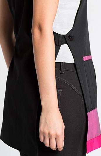 GREMBIULE DI JEANS ROSA