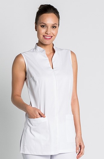 CASACA CUELLO ALTO CON CREMALLERA PARCIAL INVISIBLE