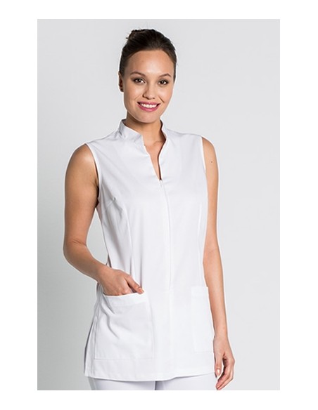 CASACA CUELLO ALTO CON CREMALLERA PARCIAL INVISIBLE