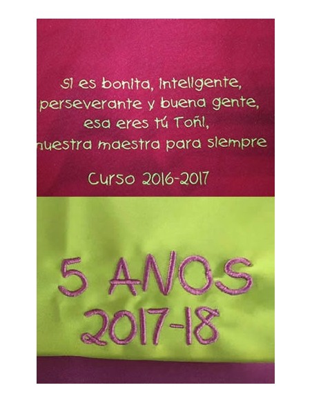 BORDADO DEDICATORIA