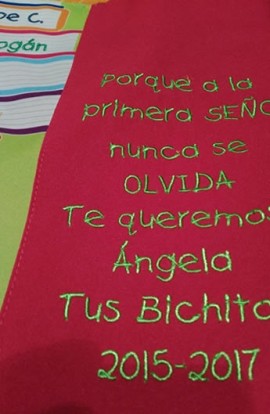 BORDADO DEDICATORIA